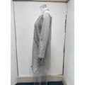 Miniatyrbillede 4 af 5: Grå Trenchcoat til kvinder Jakke Vinter Hætte Oversized Elegant