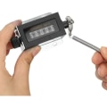 Miniatyrbilde 5 av 5: D67-F 5-sifret mekanisk teller tilbakestillbar manuell trekkteller telleområde