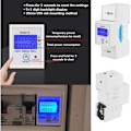 Miniatyrbild 2 av 5: 1st 5-80A 230V 50Hz enfas elektrisk mätare LCD-bakgrundsbelysning, DDS015