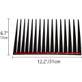 Pikkukuva 2 / 5: Auton koristeelliset ripset, 3D-universaalit, mustat (2 kpl)