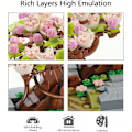 Miniatyrbillede 3 af 5: PinkBee Bonsai Træ Mini Sakura Byggesæt Sakura Træhus Leg