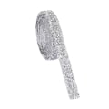 Pikkukuva 1 / 5: 3 metriä hartsitimanttinauhaa itseliimautuva timanttinauha Crystal Roll Glitter Bling DIY-taideaskarteluun (hopea, 0,4 tuumaa)
