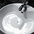 Miniatyrbillede 4 af 5: 6 tommer silikone badekarprop til køkkener, badeværelser og vaskerum, hvid