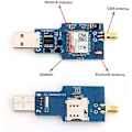 Miniatyrbillede 2 af 5: SIM800C Quad Band 850/900/1800/1900MHz USB GSM GPRS trådløs modul T USB C