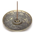 Miniatyrbillede 2 af 5: Røgelsesholder - Lotus Legering Røgelsesbrænder Med Askefanger Til Medi