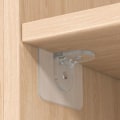 Miniatyrbild 4 av 5: Paket med 12 Hyllfästen Hyllfäste Självhäftande Fästen för Hyllgarderob Glasfäste Hyllförvaring