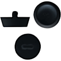 Miniatyrbilde 3 av 4: Pieces Avløpshette, Vaskpropp for Avløp Ø 44 til 42 mm, Gummi Vaskpropp med Hengeøye, Universelle Propper, for Badekar,