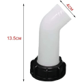 Miniatyrbillede 5 af 5: 2 stk. vandtankadapter, vandtankventil, Ibc-afløbstankadapter 60 mm (hvid)
