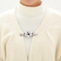 Miniatyrbillede 2 af 4: Blomster Cardigan Andeklips 2