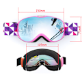Miniatyrbilde 4 av 5: Barnegoggles for ski - Hjelmkompatible snøbriller for gutter og jenter med 100