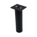 Miniatyrbilde 4 av 5: Sett med 4 justerbare møbelben i matt sort, aluminiumslegering 38x150mm, T