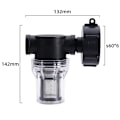 Miniatyrbillede 2 af 5: Regnvandssamler - med filter og adapter s60x6 tanktilslutningshane til