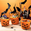 Pikkukuva 3 / 5: Halloween-karkkikori, kurpitsalyhty, Jack O Lantern, 2 kpl