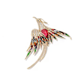 Pikkukuva 1 / 3: Kristalli Fenix-lintubrossi Värikäs lintubrossi Strass Anima