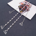 Miniatyrbilde 3 av 5: Justerbare skulderstropper med strass - erstatning for BH-stropper til BH-topper D