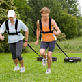 Miniatyrbillede 4 af 5: Shell Throw Sled Harness Resistance Band-Agility Strength Weight Endurance