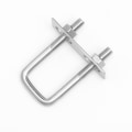 Miniatyrbilde 1 av 4: 4 stk U-bolter 66 U-bolt 80 x 50mm, rustfritt stål U-bolt med mutterplate