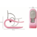 Miniatyrbild 2 av 5: 10 st Hög Elastisk Täcke Klämmor Nålfri Säkerhetsklämma Täcke Fixering (Rosa)