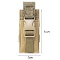 Miniatyrbillede 5 af 5: Lommelygte etui pose blød lommelygteholder til udendørs camping vandreture