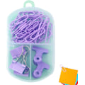 Miniatyrbillede 4 af 5: Papirclips og papirclips - 45 stk. papirclips papirclips - skrivebordsclips