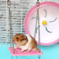 Miniatyrbillede 4 af 4: Hamsterlegetøj Sving Hængende Gadgets Træbur Tilbehør Forbrugsvarer