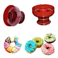 Miniatyrbillede 2 af 5: 2 stk. Donutform DIY kagebrød bageforme wienerbrød desserter skæremaskine cupcake