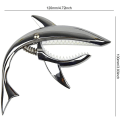 Miniatyrbild 4 av 5: Mira-Tech Shark Zinklegering Fjäder Capo för Akustisk och Elektrisk Gitarr med Bra Handkänsla (Silver)