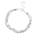 Miniatyrbillede 1 af 4: Dame 5-rækkers stræk armbånd
