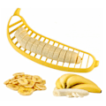 Miniatyrbild 4 av 5: 1 st praktisk bananskärare fruktskärare hackare kök pryl verktyg