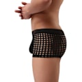 Miniatyrbillede 3 af 5: Sexet undertøj til mænd åndbart mesh boxer briefs trunks 3stk xl
