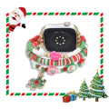 Pikkukuva 2 / 3: Helmibranletti Yhteensopiva Ranneke 38mm 40mm 41mm Sopii Naisille Tytöille, C