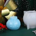 Miniatyrbillede 5 af 5: 3D Julelysforme Silikonlysform til Lysfremstilling Julelysform Silikonform til Lysfremstilling DIY Håndværk Dekoration (Elg)