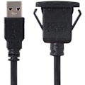 Miniatyrbild 2 av 5: Vattentät USB 3.0-hjälpkabel för instrumentpanel 1 m
