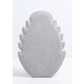 Miniatyrbilde 1 av 4: Suede Flame Board Halskjede Display Stativ Kvinner Smykker Organizer