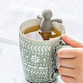Miniatyrbillede 2 af 5: Te-infuser til løs te - sød te-si kugle i rustfrit stål med ekstra fint net