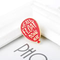 Miniatyrbillede 3 af 5: Vi flyder alle ned her Hard Enamel Pin Badge