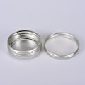 Miniatyrbillede 2 af 4: 6 stk. tomme prøve 6 ml aluminiumsbeholdere tomme kosmetiske beholdere små runde rejse dåse dåse 68*25mm
