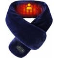Vinter Klassisk USB Uppvärmd Halsduk Varm Bomull Fleece Temperatur Justerbar