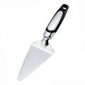 Pikkukuva 1 / 5: Piirakka- ja pizzalapio - Ruostumaton teräs - Hopea ja musta - 25 cm -