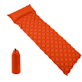 Miniatyrbillede 2 af 5: Ultralet oppustelig liggeunderlag, perfekt til camping Orange