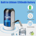 Miniatyrbilde 4 av 4: Vannflaskepumpe 5 gallon vanndispenser, bærbar elektrisk vannpumpe, USB-lading, automatisk drikkevannpumpe for camping