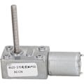 Pikkukuva 2 / 5: Matovaihde DC-moottori itselukitustoiminnolla M6-pää pyörivä akselin kierre nopeuden alennus DC12V 30RPM