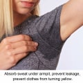Miniatyrbild 4 av 5: Svettskyddsväst Underkläder Väst, Återanvändbar Tvättbar Armhåla Svett Underarm Svett Absorberande Snabbtorkande Väst(Medium)