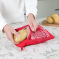 Miniatyrbild 2 av 5: Mikrovågsugnspåse för potatis, bakad potatis i mikrovågsugn, röd