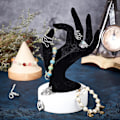 Miniatyrbild 2 av 5: Hand Smyckes Display Stativ, OK Form Hand Ring Hållare Mannequin Hand Display Smyckes Display Stativ för Ring Armband Smycken Display Retail Hem Organisation