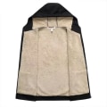 Miniatyrbilde 3 av 4: Hettegensere for kvinner Vinter Fleece Genser - Full Zip Up Tykk Sherpa Foret