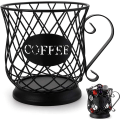 Miniatyrbillede 1 af 5: Kaffe Kapsel Kurv, Kaffe Pod Organizer, Kaffe Opbevaringskurv, Kaffe