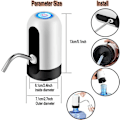 Miniatyrbild 4 av 5: Uppgradera vattenflaskepumpar, 5 gallon USB-laddningsbar automatisk dricksvatten, universell 2-5 bärbar elektrisk dispenser för hemmakontor