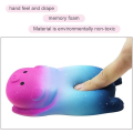 Miniatyrbilde 2 av 5: Liten håndleddsstøtte musematte, mini søt ergonomisk musematte minneskumdesign grisformet håndleddsstøttepute hvilepute matte (stjernehimmel) 13*7*3cm