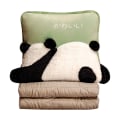 Miniatyrbilde 1 av 5: Panda-gaver til gutter og jenter, supermyk panda-pledd og pute, panda-pute 45 cm, panda-tema rom, jenter, seng, hjem, barnehageinnredning